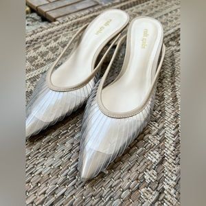 Cult Gaia transparent leather mule size EU 35